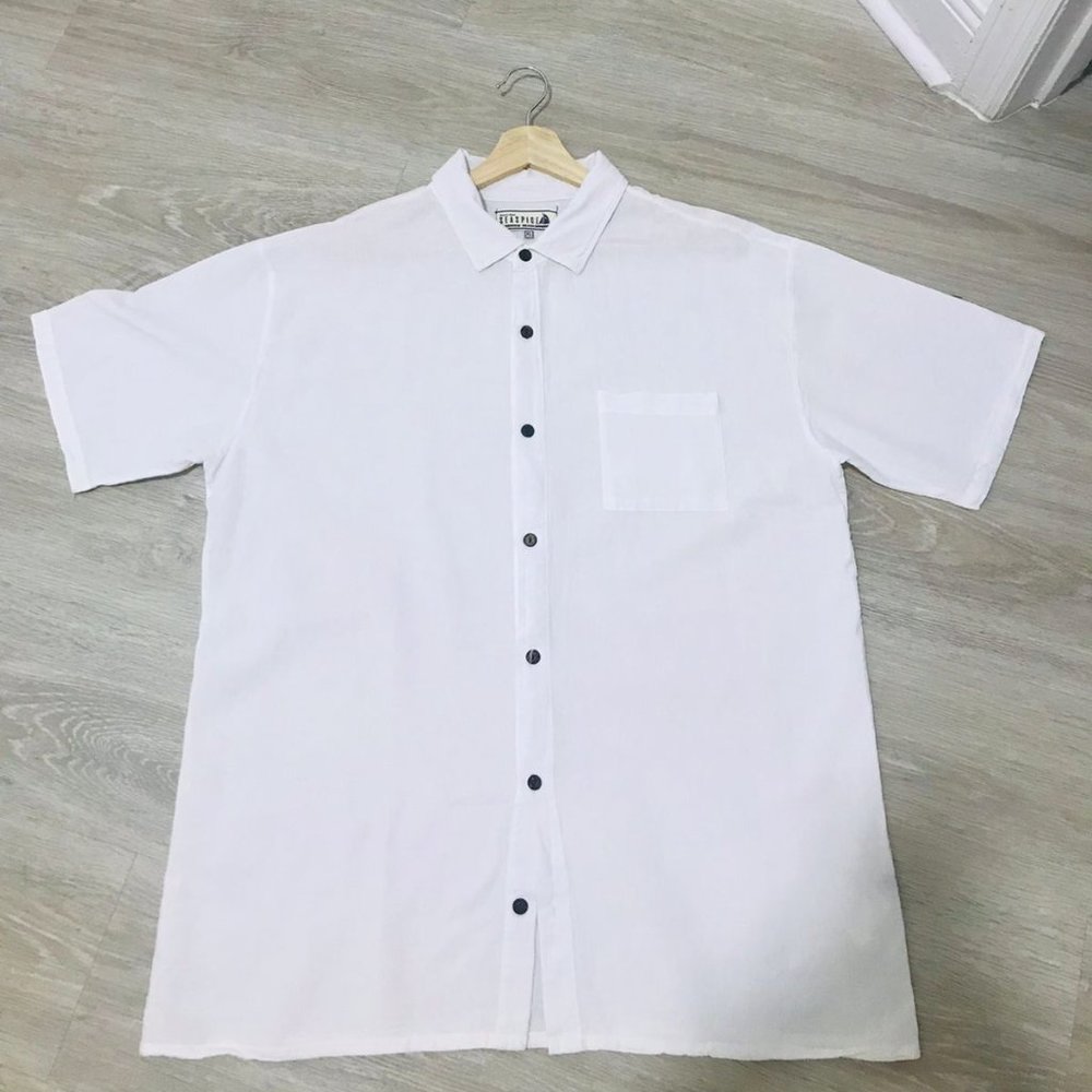 Seaspice Mens Cotton Short Sleeve Shirt 100%Cotton